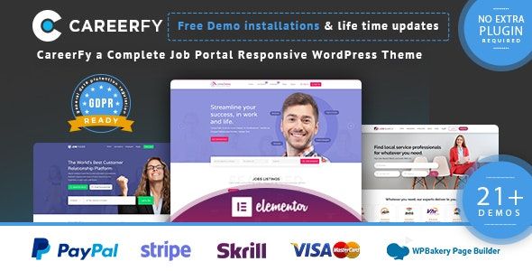 Careerfy v5.6.0 - Job Board WordPress Theme