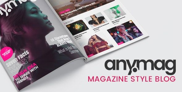 Anymag v2.1.2 - Magazine Style WordPress Blog