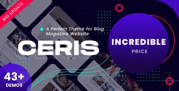 Ceris v3.0 - Magazine & Blog WordPress Theme