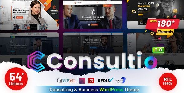 Consultio v2.0 - Consulting Corporate WordPress Theme