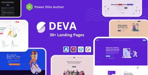 Deva v1.0.5 - 30+ Landing Pages WordPress Theme