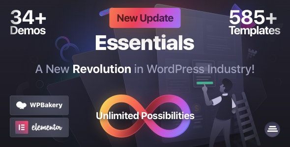 Essentials v1.2.9 - Multipurpose WordPress Theme