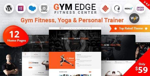 Gym Edge v4.2.2 - Gym Fitness WordPress Theme