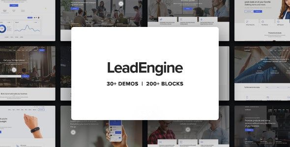 LeadEngine v2.9 - Multi-Purpose Theme with Page Builder