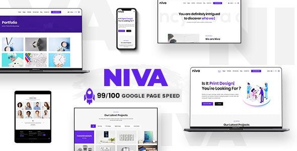Niva v1.7.7 - Creative Agency & Freelancer WordPress Theme
