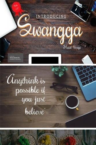 Swangga Hand Script