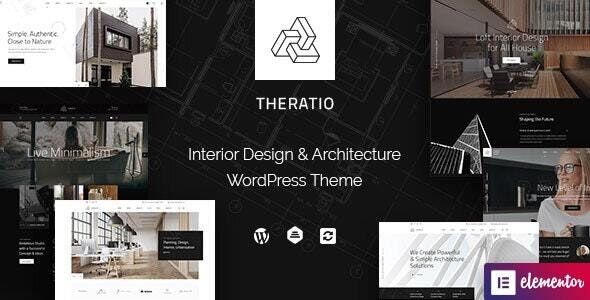 Theratio v1.1.4.3 - Architecture & Interior Design Elementor WordPress Theme