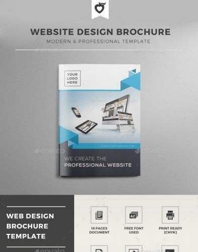 Website Design Brochure Template