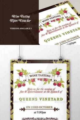 Wine Tasting Flyer-Poster
