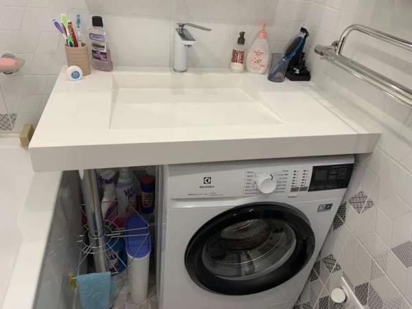Установка раковины над стиральной машиной: правильный выбор и монтаж
